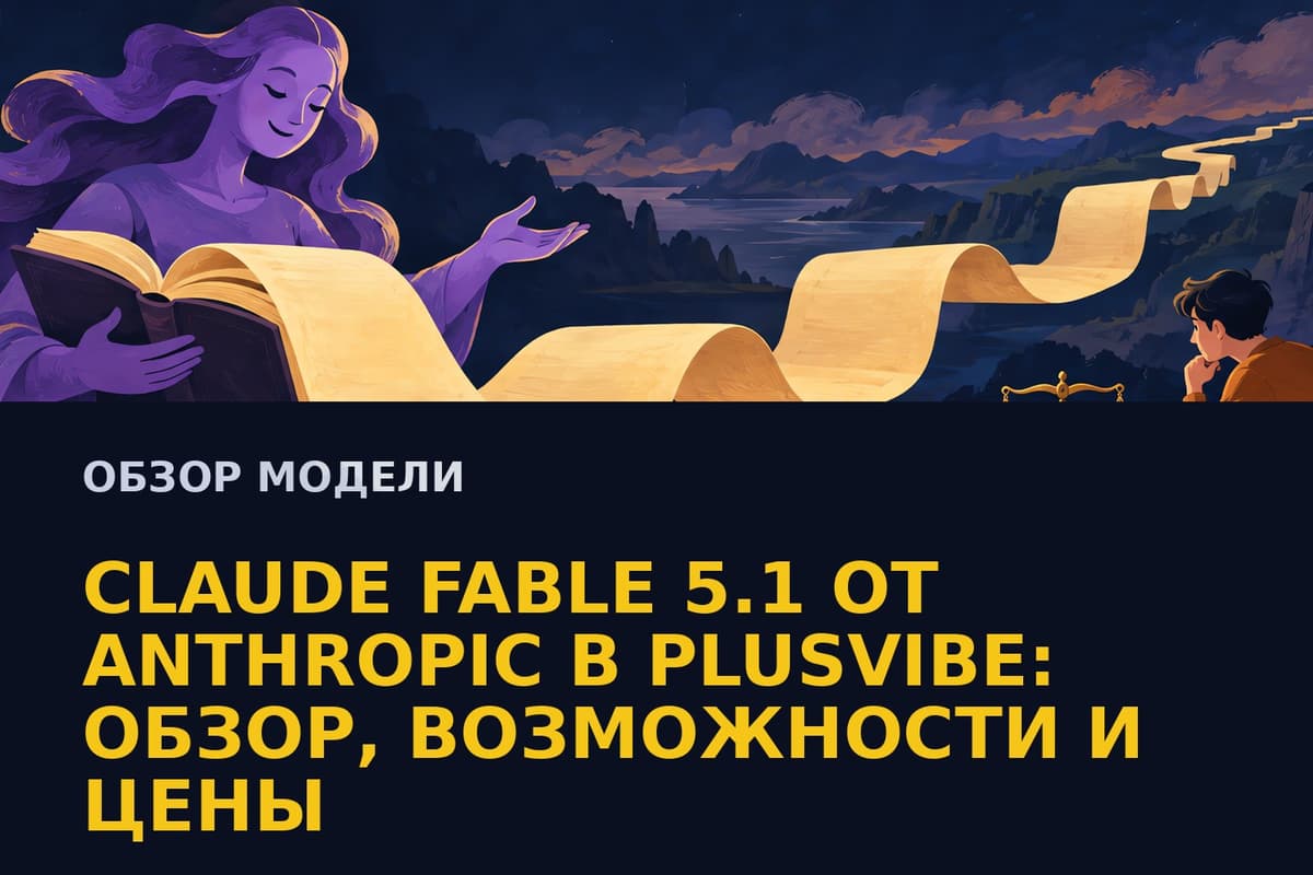 Claude Fable 5.1 в PlusVibe: обзор, возможности и цены