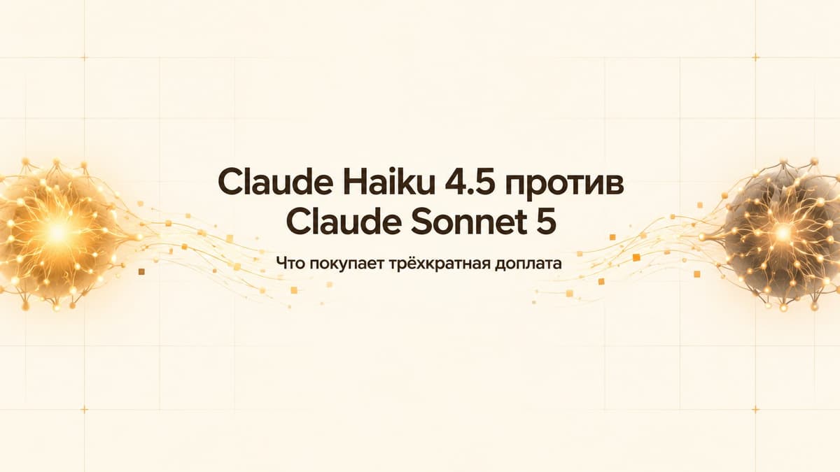 Claude Haiku 4.5 или Sonnet 5: за что вы доплачиваете