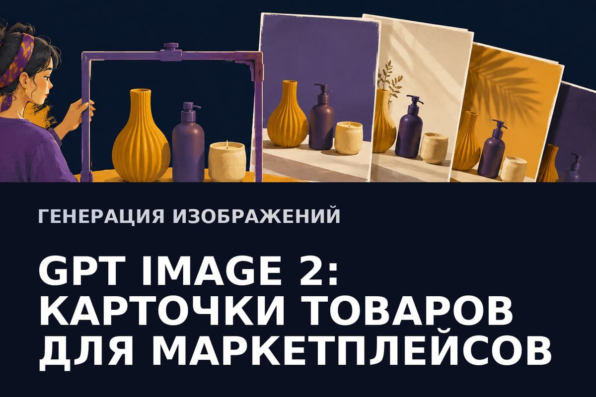 GPT Image 2 для карточек товаров: гайд по промптам
